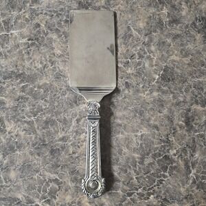 Vintage Silver Plated GODINGER Cake Pie Server Serving Utensil Ornate Handle